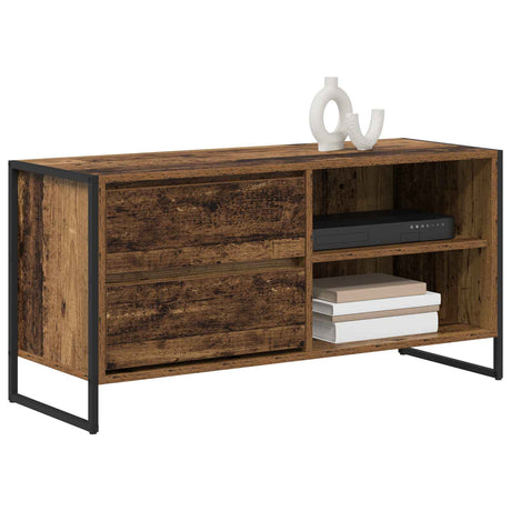 Vidaxl tv-kast 100 x 36 x 49,5 cm oud hout bewerkt hout