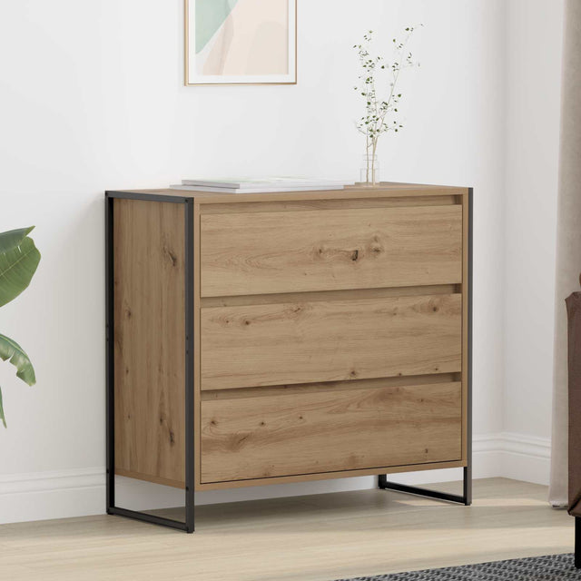 Vidaxl dressoir ambachtelijk eiken 79 x 36 x 75.5 cm bewerkt hout