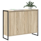 Vidaxl bijzetkast sonoma 96,5 x 30 x 75 cm bewerkt hout