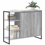 Vidaxl bijzetkast grijs sonoma 96.5 x 30 x 75 cm bewerkt hout