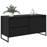 Vidaxl tv-kast 100 x 36 x 49.5 cm zwart eiken bewerkt hout