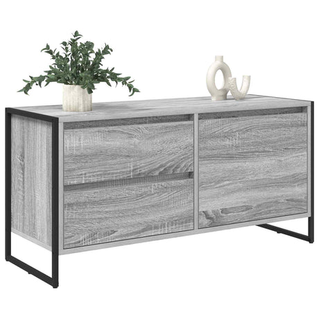 Vidaxl tv-kast 100 x 36 x 49.5 cm grijs sonoma bewerkt hout