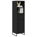 Vidaxl boekenkast zwart eiken 43 x 36 x 150.5 cm bewerkt hout