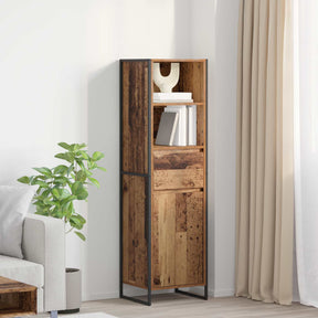 Vidaxl boekenkast oud hout 43 x 36 x 150.5 cm bewerkt hout