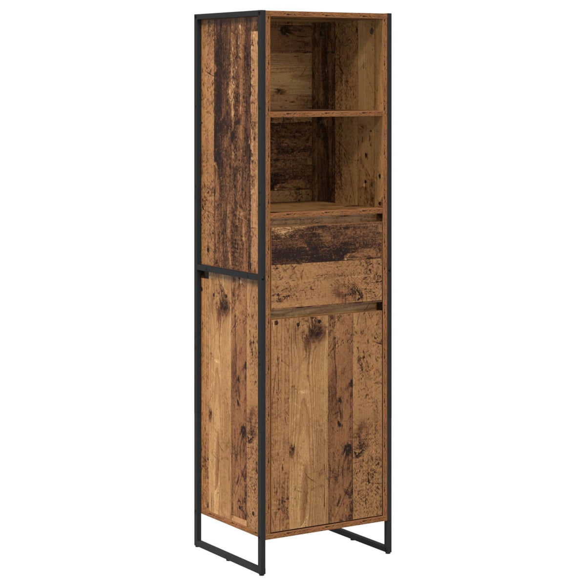 Vidaxl boekenkast oud hout 43 x 36 x 150.5 cm bewerkt hout