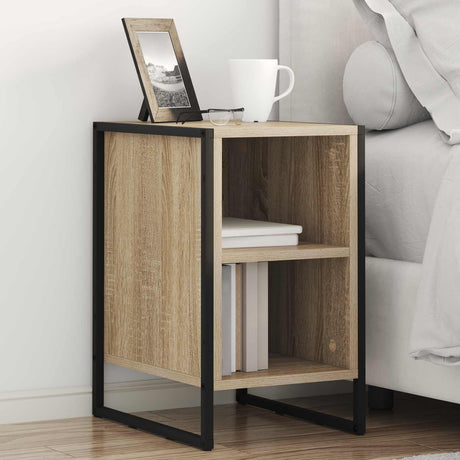 Vidaxl nachtkastje sonoma 39.5 x 30 x 50 cm bewerkt hout