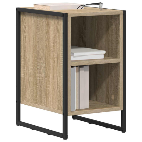 Vidaxl nachtkastje sonoma 39.5 x 30 x 50 cm bewerkt hout