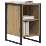 Vidaxl nachtkastje artisanaal eiken 39.5 x 30 x 50 cm bewerkt hout