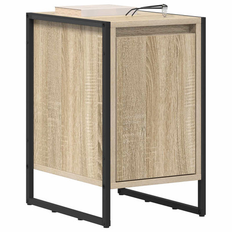 Vidaxl nachtkastje 2 st sonoma 39,5 x 30 x 50 cm bewerkt hout