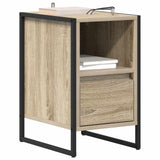 Vidaxl nachtkastje sonoma eiken 39,5 x 30 x 50 cm bewerkt hout