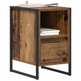 Vidaxl nachtkastje oud hout 39,5 x 30 x 50 cm bewerkt hout