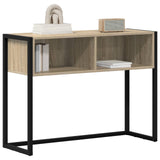 Vidaxl bijzettafel sonoma 100 x 36 x 75 cm bewerkt hout