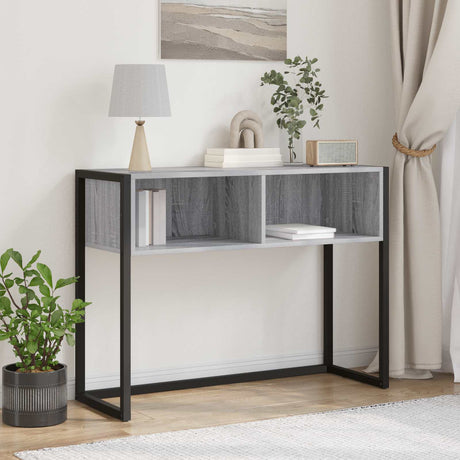 Vidaxl bijzettafel grijs sonoma 100 x 36 x 75 cm bewerkt hout