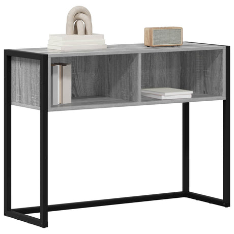 Vidaxl bijzettafel grijs sonoma 100 x 36 x 75 cm bewerkt hout