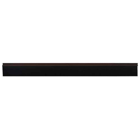 Vidaxl zelfklevende deurborstels 12 st bruin 100 cm aluminium legering