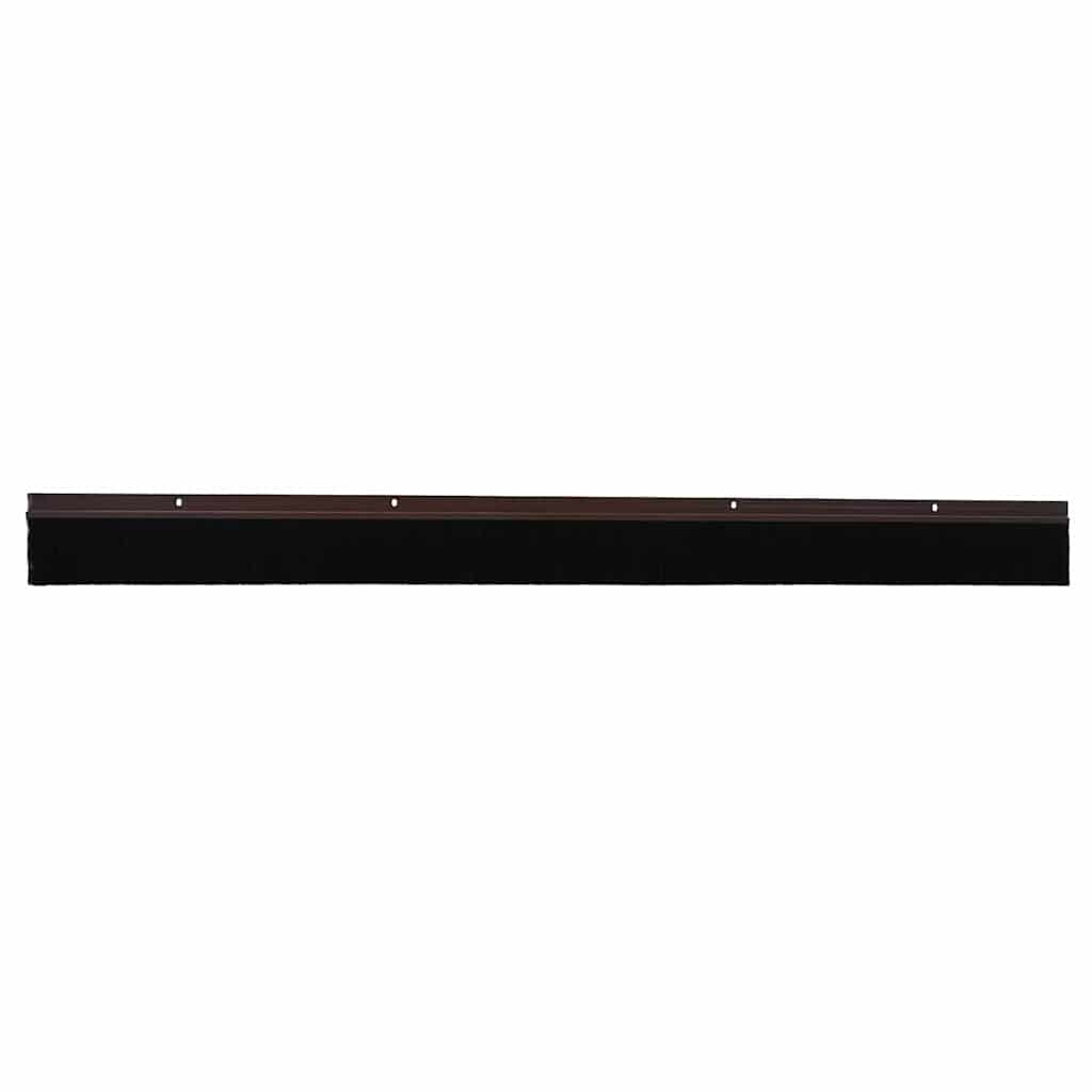 Vidaxl schroefbare deurborstelafsluitingen 6 st bruin 100 cm