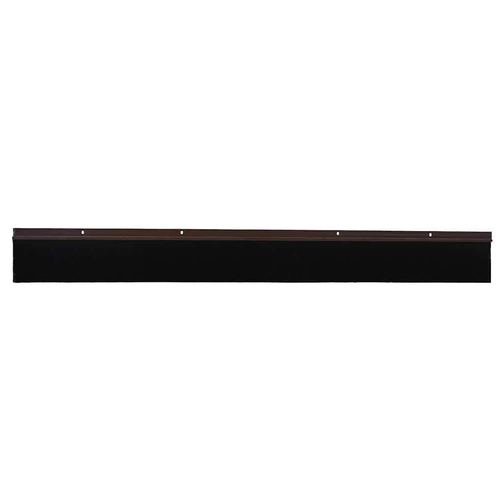 Vidaxl schroefbare deurborstelafsluitingen 6 st bruin 100 cm