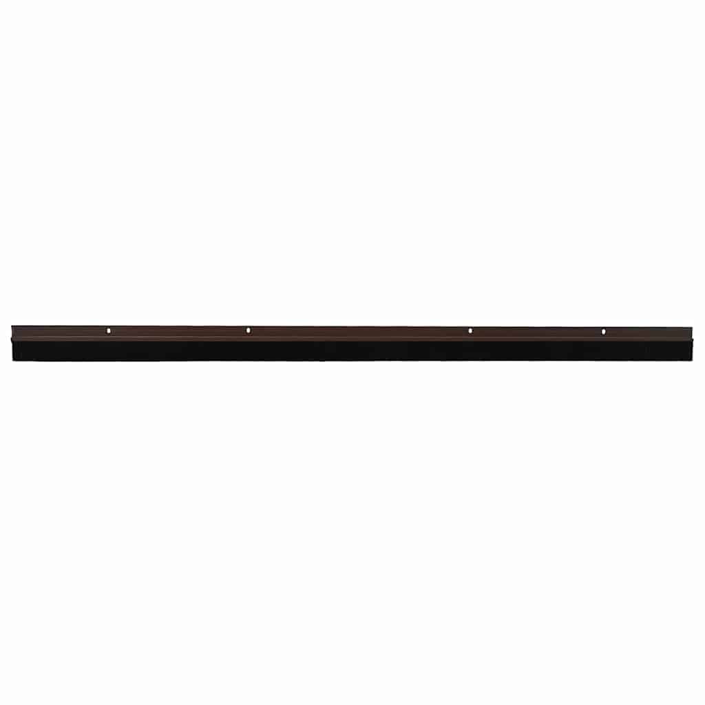 Vidaxl schroefbare deurborstelafsluitingen 12 st bruin 100 cm