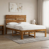 Vidaxl tweepersoonsbed met hoofdeinde rostock naturel 120 x 200 cm