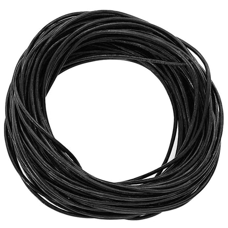 Vidaxl leren koord 1 zwart ø1,5 mm x 5 m leer