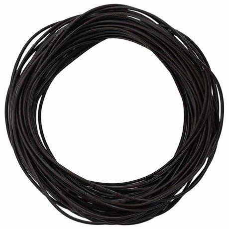 Vidaxl leren koord 1 donkerbruin ø1 mm x 50 m leer