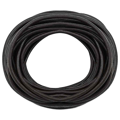 Vidaxl leren koord 1 donkerbruin ø4 mm x 10 m leer