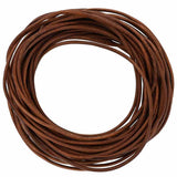 Vidaxl leren koord 1 licht bruin ø2,5 mm x 10 m leer