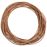 Vidaxl leren koord 1 bruin ø2 mm x 5 m leer