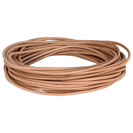 Vidaxl leren koord 1 bruin ø2,5 mm x 10 m leer