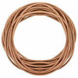 Vidaxl leren koord 1 bruin ø5 mm x 5 m leer