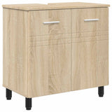Vidaxl badkamer waskom sonoma eiken 60 x 35 x 60 cm bewerkt hout