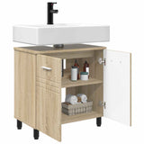 Vidaxl badkamer waskom sonoma eiken 60 x 35 x 60 cm bewerkt hout
