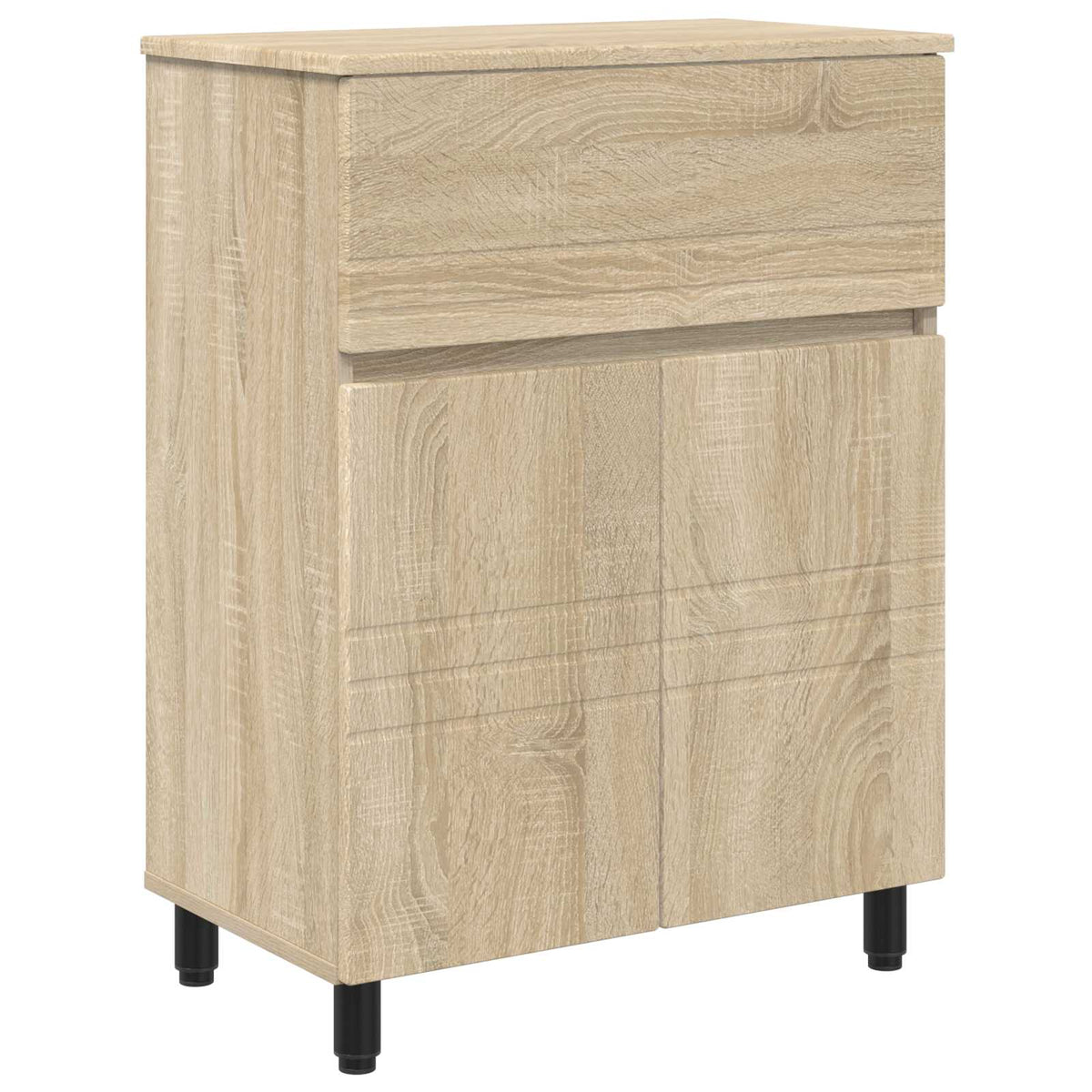 Vidaxl badkamer waskom sonoma eiken 60 x 35 x 80 cm bewerkt hout