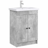 Vidaxl badkamer onder wastafel kast betongrijs 78,5 x 37,5 x 81 cm