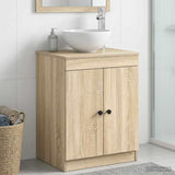 Vidaxl badkamerkast sonoma eiken 54 x 41 x 70 cm bewerkt hout
