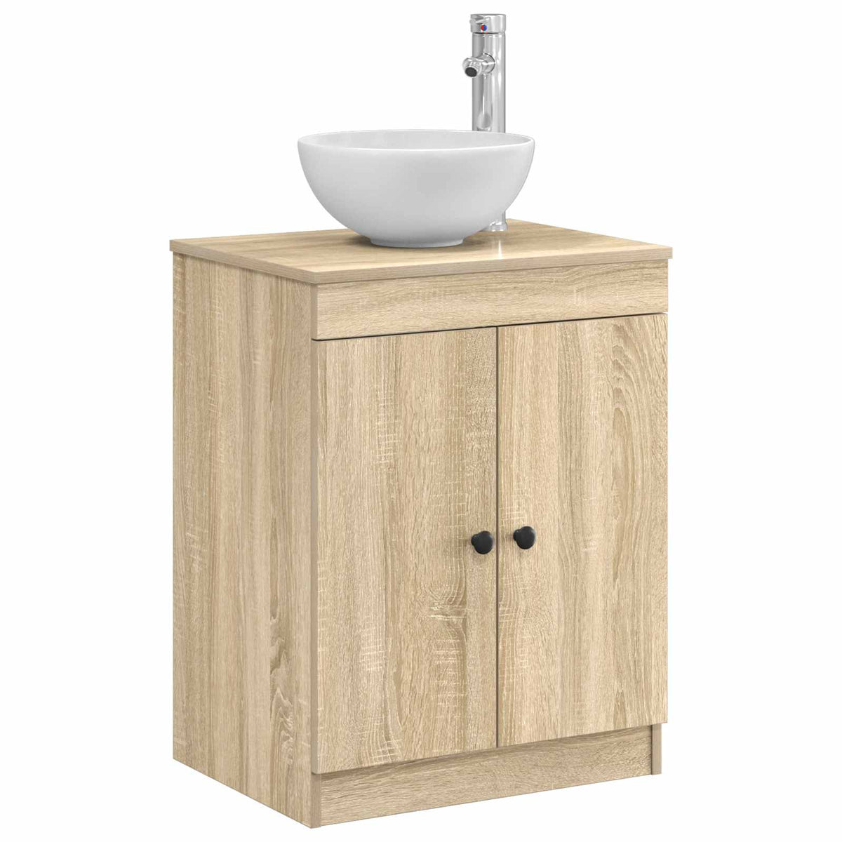 Vidaxl badkamerkast sonoma eiken 54 x 41 x 70 cm bewerkt hout