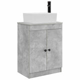 Vidaxl badkamermeubel met wasbak betongrijs 54 x 35 x 83 cm