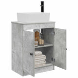 Vidaxl badkamermeubel met wasbak betongrijs 54 x 35 x 83 cm