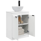 Vidaxl badkamermeubel met wasbak wit 54 x 35 x 83 cm bewerkt hout