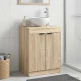 Vidaxl badkamerkast sonoma eiken 54 x 41 x 70 cm bewerkt hout