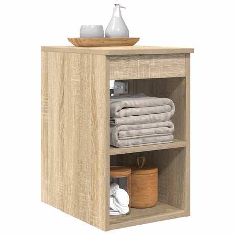 Vidaxl badkamerkast tussenin sonoma eiken 30 x 35 x 50 cm bewerkt hout