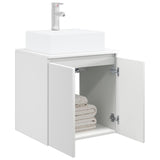 Vidaxl wandgemonteerde wastafelmeubel wit 49,5 x 41 x 62,5 cm