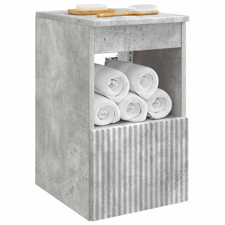 Vidaxl badkamerkast betongrijs 30 x 35 x 50 cm bewerkt hout
