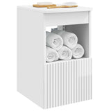 Vidaxl badkamerkast hoogglans wit 30 x 35 x 50 cm bewerkt hout