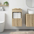 Vidaxl badkamerkast sonoma eiken 30 x 41 x 50 cm bewerkt hout