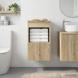 Vidaxl badkamerkast sonoma eiken 30 x 41 x 50 cm bewerkt hout