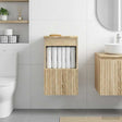 Vidaxl badkamerkast sonoma eiken 30 x 44,5 x 50 cm bewerkt hout