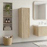 Vidaxl wand gemonteerde badkamerkast sonoma eiken 33 x 34,5 x 100 cm