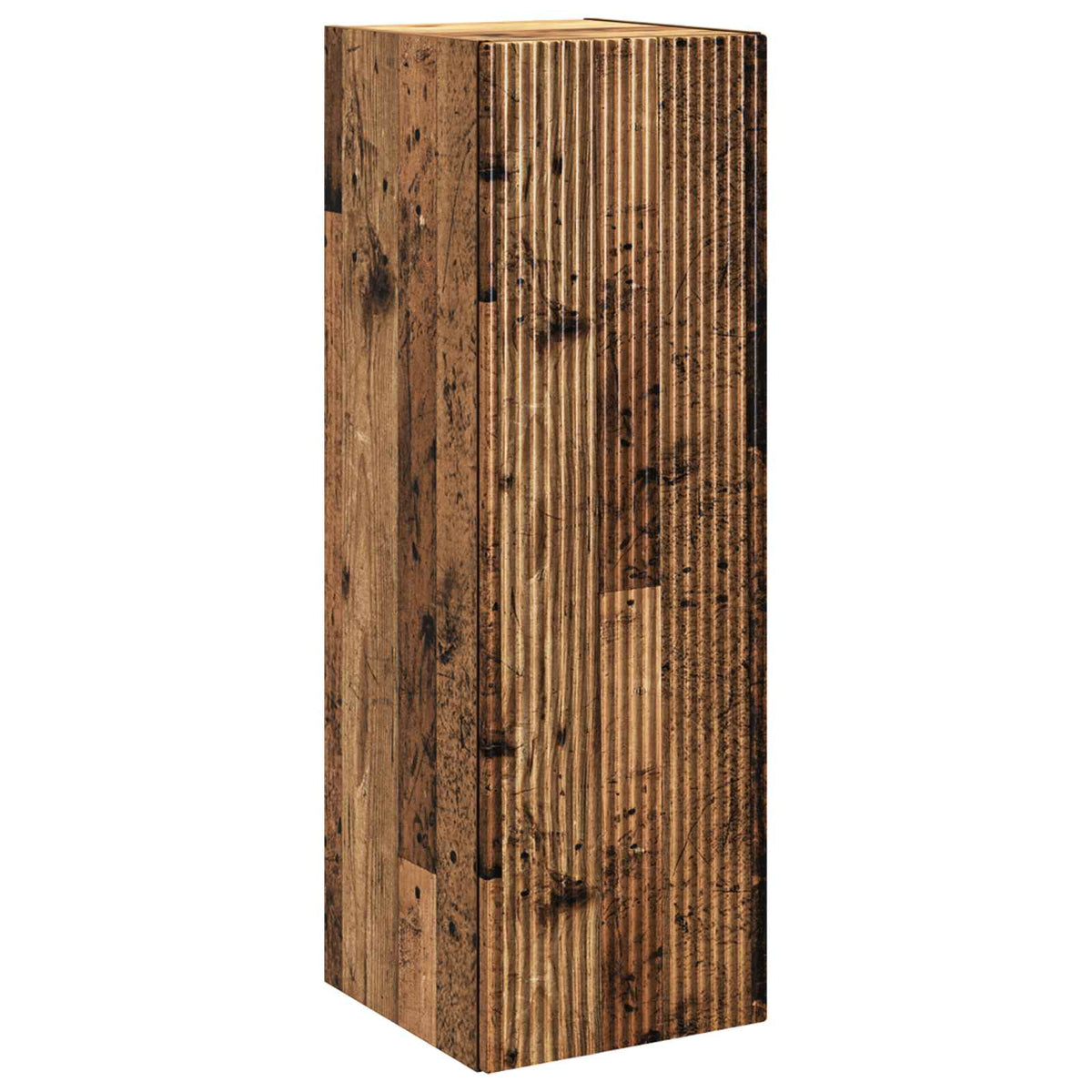 Vidaxl wand gemonteerde badkamerkast oud hout 33 x 34,5 x 60 cm