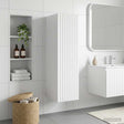 Vidaxl wand gemonteerde badkamerkast hoogglans wit 33 x 34,5 x 100 cm